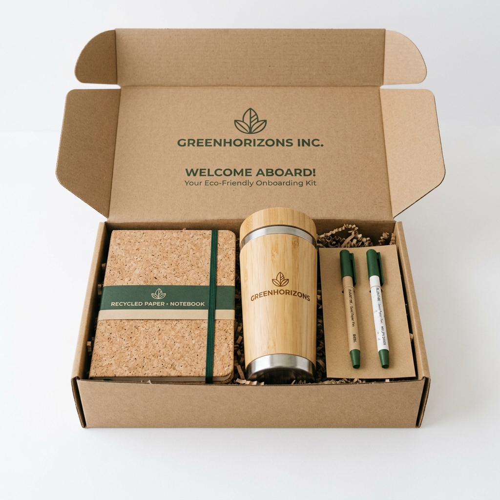Premium corporate onboarding welcome kit mockups in Bangalore